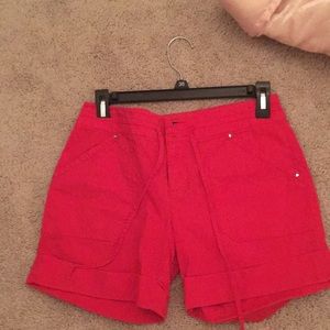 Red INC beach collection shorts